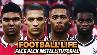 Football Life 2023  Face Pack Install Tutorial