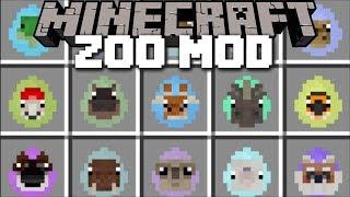 Minecraft NEW ZOO MOD  WORK AT A ZOO AND KEEP THE ANIMALS ALIVE  Minecraft