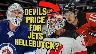 Connor Hellebuyck To The Devils For Vanecek Holtz & Pick? Trade Rumor Discussed