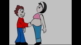 Belly laughs belly dance girl. #fat #bellydance #bellydance #Animation #Letyourselfgo #weightgain