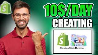 How to Create Shopify Affiliate  Account  Make Money Online  10$ Per Day