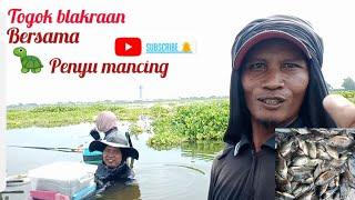 mancing bersama penyu mancing jadi seru waduk joto Sanur Lamongan