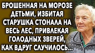 Находясь на морозе старушка звала на весь лес как вдруг случилось необъяснимое…