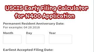 TAGALOG US CITIZENSHIP EARLY FILING CALCULATOR  TEAM TAYLOR CHANNEL