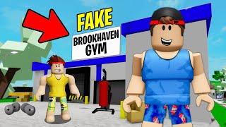 I Open A FAKE GYM To Prank My BEST FRIEND Brookhaven RP