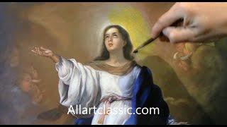 Religious Painting-Murillo Assumption of the Virgin