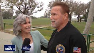 Full Interview Fonda & Schwarzenegger FIGHT Oil Companies...Again Full Interview