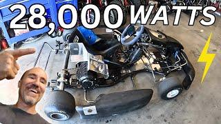 How to build an INSANE electric Go kart