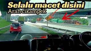 daily driving activitiesgerbang tol Karawang barat - menuju Jakarta