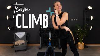 FUN EFFECTIVE and INTENSE 45 minute Cycling Class  TEAM CLIMB Bike Workout