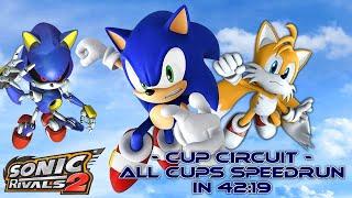 Sonic Rivals 2 PSP  Cup Circuit - All Cups Speedrun in 4219