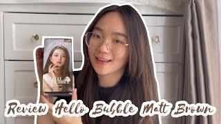 REVIEW HELLO BUBBLE MATT BROWN MISE EN SCENE — CARA CAT RAMBUT SENDIRI DIRUMAH