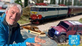 MODEL EXPO ITALY 2024 9-10 marzo VERONA MODELLISMO E PLASTICI FERROVIARI GIRO COMPLETO