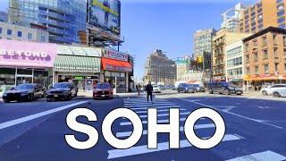 NEW YORK CITY Walking Tour 4K - SOHO