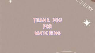 Thank you for watching Outro YouTube aesthetic Template  FREE DOWNLOAD #outro #youtube #aesthetic