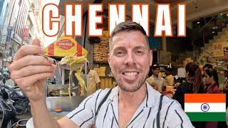 $5 Indian Street Food Hunt in Chennai FULL DAY OF EATING 