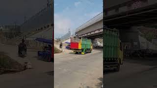 Jembatan Girder KERETA CEPAT Di Atas Jalan Raya Kawasan Karawang Barat & Area Track DIPAGAR KAWAT