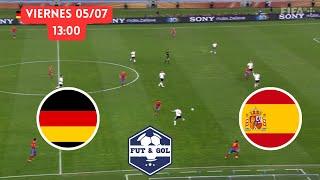  ESPAÑA - ALEMANIA TRANSMISION VERTICAL EN VIVO  EURO 2024 EN FUT AND GOL