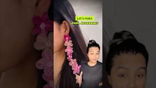 DIY Hair Accessory  #crafteraditi #diy #youtubepartner #handmade #hairaccessories @CrafterAditi