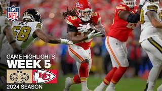 New Orleans Saints vs. Kansas City Chiefs Game Highlights  NFL 2024 Week 5