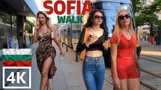 SOFIA WALK 4k - Geographical center of the Balkans region