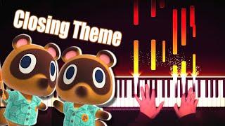 Animal Crossing New Horizons Nooks Cranny Shop Closing Theme Lullaby Waltz Piano
