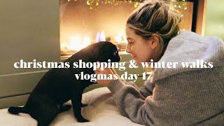 Christmas Shopping & Winter Walks  Vlogmas Day 17