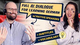 A1 German Dialogue The 17 Most Important Questions for Beginners  Subtitles + Vocabulary