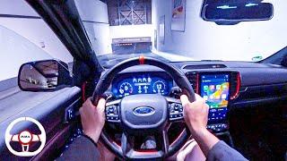 2023 FORD RANGER RAPTOR 3.0L EcoBoost 292HP NIGHT POV DRIVE Onboard 60FPS