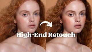 High-End Skin Retouching Tutorial in Photoshop  The BEST Way to Dodge and Burn in 2024
