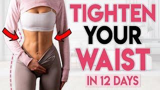 TIGHTEN YOUR WAIST in 12 DAYS  Slim Pilates Waist  6 min Workout