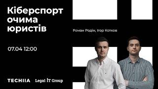 Роман Родін та Ігор Котков на вебінарі Кіберспорт очима юристів