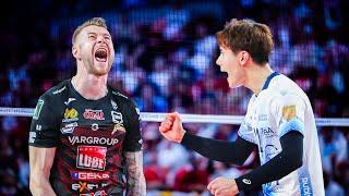 Ran Takahashi vs Ivan Zaytsev  Monza vs Lube  Italian Volleyball League 2024