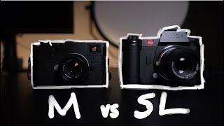 What is the best Leica camera for M lenses M10 versus SL2-S?