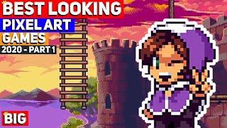 Top 50 BEST LOOKING Pixel Art Indie Games of 2020 - Part 1