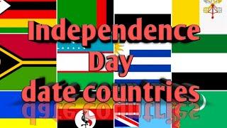 National independence days of countries.