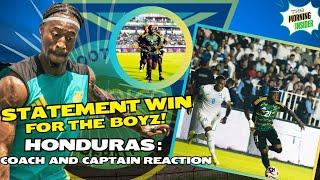 STEVE McCLAREN STATEMENT WIN IN HONDURAS  HONDURAS 1-2 JAMAICA CNL