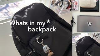What’s in my backpack