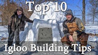 10 Things We Learned From Building our First Backyard Igloo
