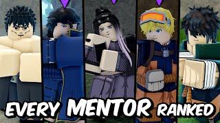 EVERY Mentor RANKED From WORST To BEST  Shindo Life Mentor Tier List