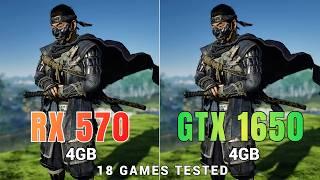 AMD RX 570 vs Nvidia GTX 1650  18 Games Test