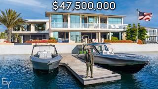 Inside a $47500000 California Waterfront Mansion With Speed Boats