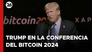 VIVO - NASHVILLE  TRUMP prometió terminar la GUERRA contra las CRIPTOMONEDAS si es elegido