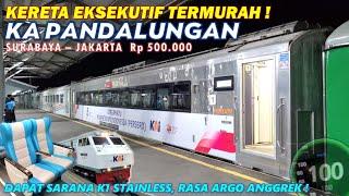 KERETA EKSEKUTIF MURAH SURABAYA JAKARTA Perjalanan Malam Naik KA Pandalungan Tiketnya 500 Ribuan