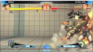 EVO 2013 - Super Street Fighter IV AE Semifinals - Haitani vs LU Alex Valle