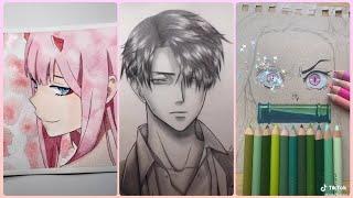 ANIME ART TIKTOK COMPILATION AMAZING