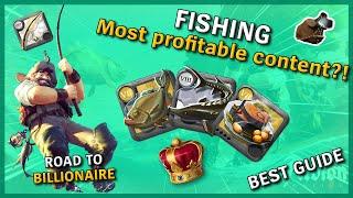 BEST money farm  Fishing  Guide  Road To Billionaire  Albion Online