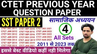 SST CTET Paper 2 Previous Year Question Paper  CTET SST Paper 2  CTET Junior Level Social Science