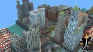 Pack de cenários de minecraft para Cinema 4D - Minecraft Animation 2020