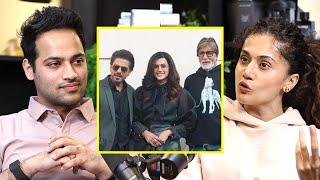 Taapsee Pannus Experience With Amitabh Bachchan & Shah Rukh Khan  Raj Shamani Clips